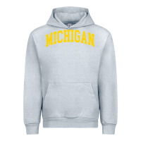Heather Grey Michigan - Throwback Design - Classic , best gift, costume, halloween, Urban Hoodie - maiPhamDesign