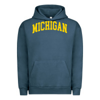 Pigment Midnight Navy Michigan - Throwback Design - Classic , best gift, costume, halloween, Urban Hoodie - maiPhamDesign
