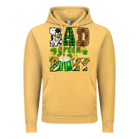 Vintage Mustard St. Patrick's Bad green boozy Vintage Hoodie - OliviaCreatesArt
