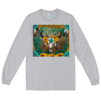 Moon Dust boho bullskull Long Sleeve Tee - RanaPortraitStore