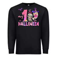 Black my first pink halloween Premium Sweatshirt - AdoDesignShop