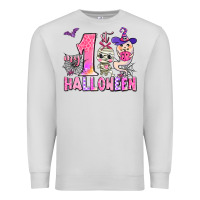Dove Grey my first pink halloween Premium Sweatshirt - AdoDesignShop