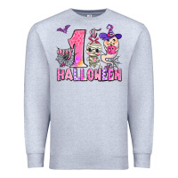 Heather Grey my first pink halloween Premium Sweatshirt - AdoDesignShop