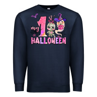 Navy my first pink halloween Premium Sweatshirt - AdoDesignShop