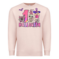 Pale Pink my first pink halloween Premium Sweatshirt - AdoDesignShop