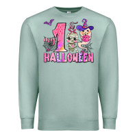 Seafoam my first pink halloween Premium Sweatshirt - AdoDesignShop