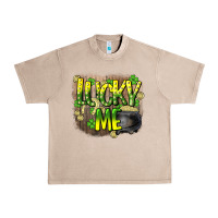 French Oak lucky me st. patricks day Urban Heavy Tee - HowdyJamesFarm