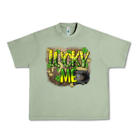 Oil Green lucky me st. patricks day Urban Heavy Tee - HowdyJamesFarm