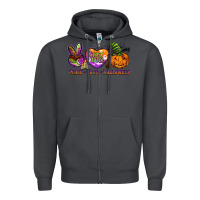 Smoke peace love halloween Zipper Hoodie - BarkalooDesign