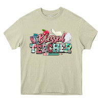 Mossy blessed teacher school Heavy Core Tee - NancyCooperArtShop
