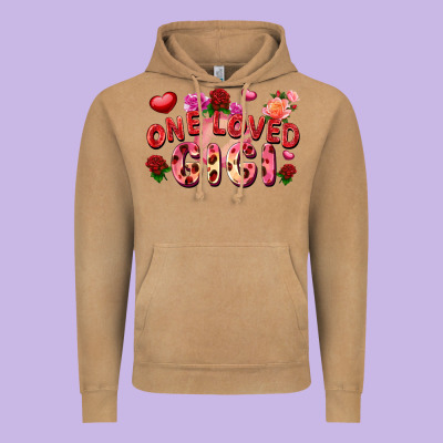 One Loved Gigi Valentine's Day Vintage Hoodie Designed By Fadigitalartstudio