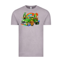 Vintage Zinc St. Patrick's Day truck with gnomies Vintage Tee - CowGirlArtShop
