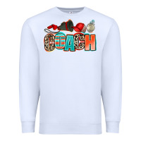 White coach Premium Sweatshirt - AdoDesignShop