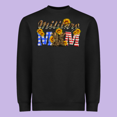 Military Mom With Soldier Boots Heavyweight Sweatshirt Designed By Artiststas