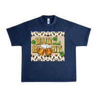 Navy Bad and boozy Urban Heavy Tee - CowGirlArtShop