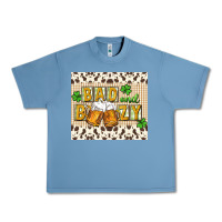 Pebble Blue Bad and boozy Urban Heavy Tee - CowGirlArtShop