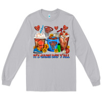 Moon Dust It's Game Day Y'all Basketball Coffee Cups Long Sleeve Tee - FaDigitalArtStudio