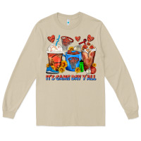 Mushroom It's Game Day Y'all Basketball Coffee Cups Long Sleeve Tee - FaDigitalArtStudio