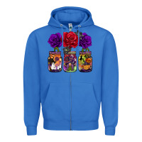 True Royal halloween jars rose Zipper Hoodie - BarkalooDesign