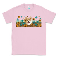 Bubblegum Pink western corgi dog Classic Tee - Jasminsmagicworld