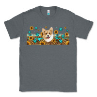 Charcoal Heather western corgi dog Classic Tee - Jasminsmagicworld