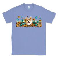 Colony Blue western corgi dog Classic Tee - Jasminsmagicworld