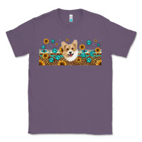 Lavender western corgi dog Classic Tee - Jasminsmagicworld