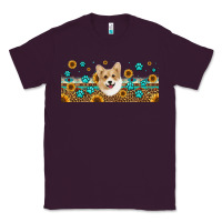 Plum western corgi dog Classic Tee - Jasminsmagicworld
