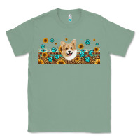 Sage western corgi dog Classic Tee - Jasminsmagicworld