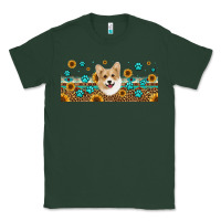Sports Green western corgi dog Classic Tee - Jasminsmagicworld