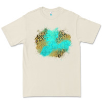 Bone turquoise leopard patch Premium Tee - Jasminsmagicworld