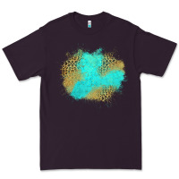 Plum turquoise leopard patch Premium Tee - Jasminsmagicworld