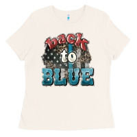 Bone Back to blue 4th of july Ladies Tee - HowdyJamesFarm