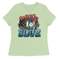 Matcha Back to blue 4th of july Ladies Tee - HowdyJamesFarm