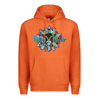Carrot happy easter sunflower Premium Hoodie - CowhideDigitalArt