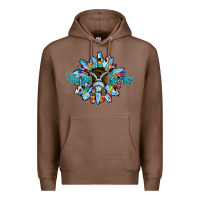 Chestnut happy easter sunflower Premium Hoodie - CowhideDigitalArt