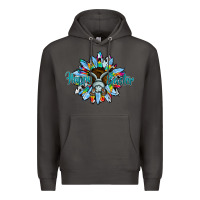 Smoke happy easter sunflower Premium Hoodie - CowhideDigitalArt