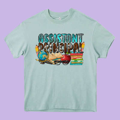 Assistant Principal Heavy Core Tee Designed By Nancycooperartshop