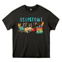Asphalt assistant principal Heavy Core Tee - NancyCooperArtShop