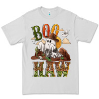Dove Grey Boo haw Premium Tee - NancyCooperArtShop