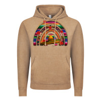 Vintage Coffee Mexico rainbow Vintage Hoodie - FaDigitalArtStudio