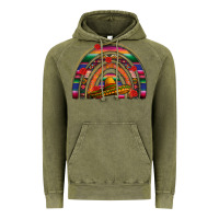 Vintage Olive Mexico rainbow Vintage Hoodie - FaDigitalArtStudio