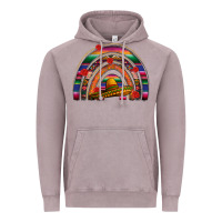 Vintage Zinc Mexico rainbow Vintage Hoodie - FaDigitalArtStudio