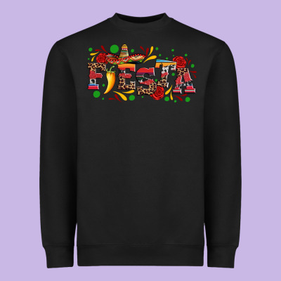 Fieasta With Sombrero Rose And Pepper Heavyweight Sweatshirt Designed By Artiststas