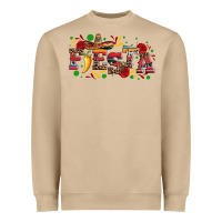 Mushroom fieasta with sombrero rose and pepper Heavyweight Sweatshirt - Artiststas