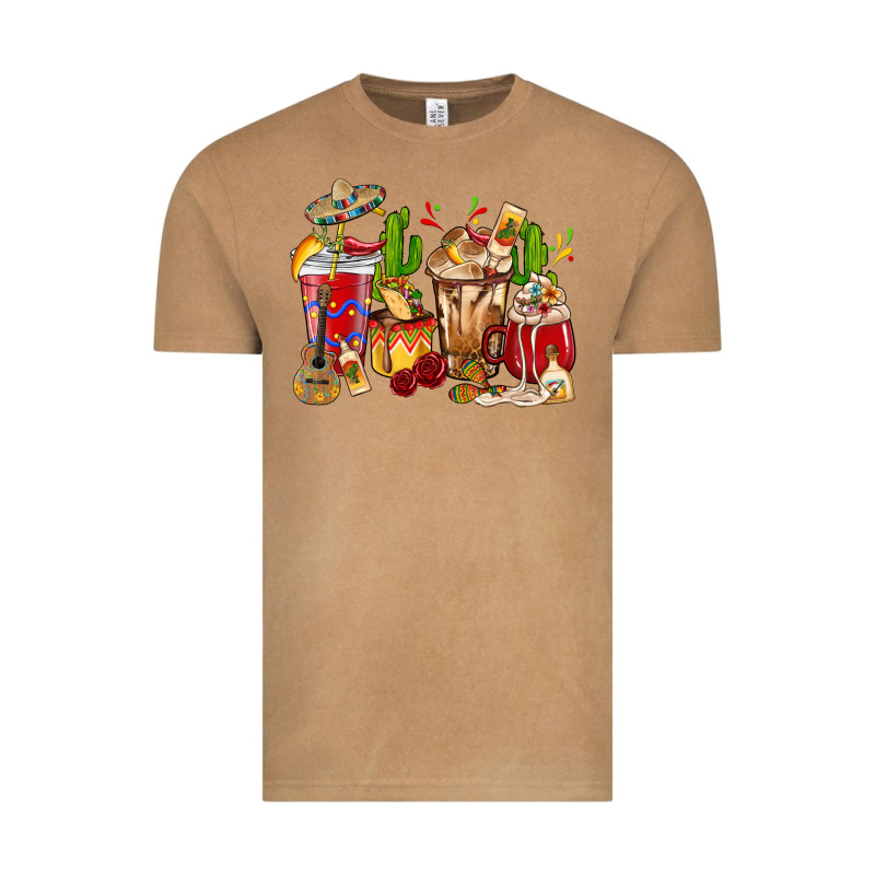 Cino De Mayo Coffee Cups Mexico Vintage Tee by HowdyJamesFarm | Teevron