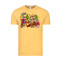 Vintage Mustard Cino De Mayo coffee cups Mexico Vintage Tee - HowdyJamesFarm