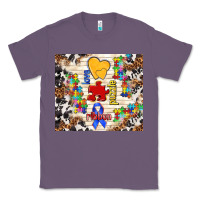 Lavender love puzzle ribbon Classic Tee - TumblerDesignByShophia