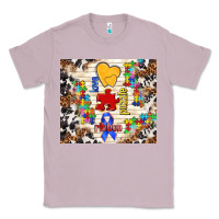 Lilac love puzzle ribbon Classic Tee - TumblerDesignByShophia