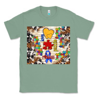Sage love puzzle ribbon Classic Tee - TumblerDesignByShophia